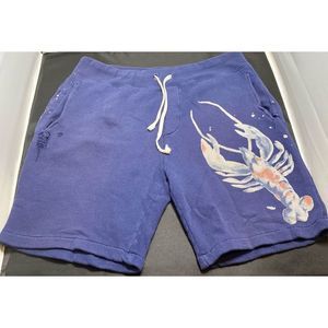 Ralph Lauren Distressed Polo Shorts Adult Medium Blue Lobster Outdoors Gym Athle